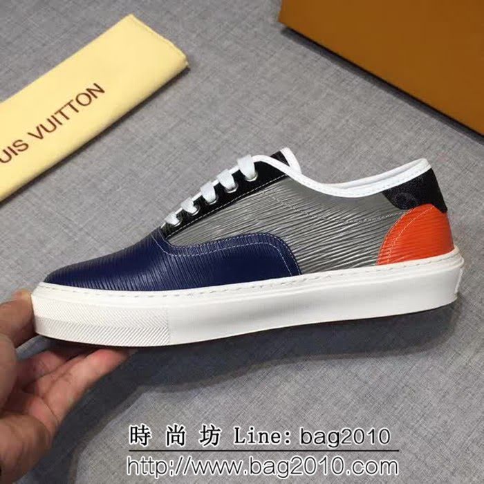 路易威登LV 2018官網同步新款小牛皮男士休閒鞋 8FX1487